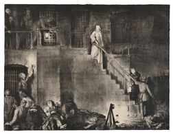 George Wesley Bellows (American, 1882-1925) Murder of Edith Cavell